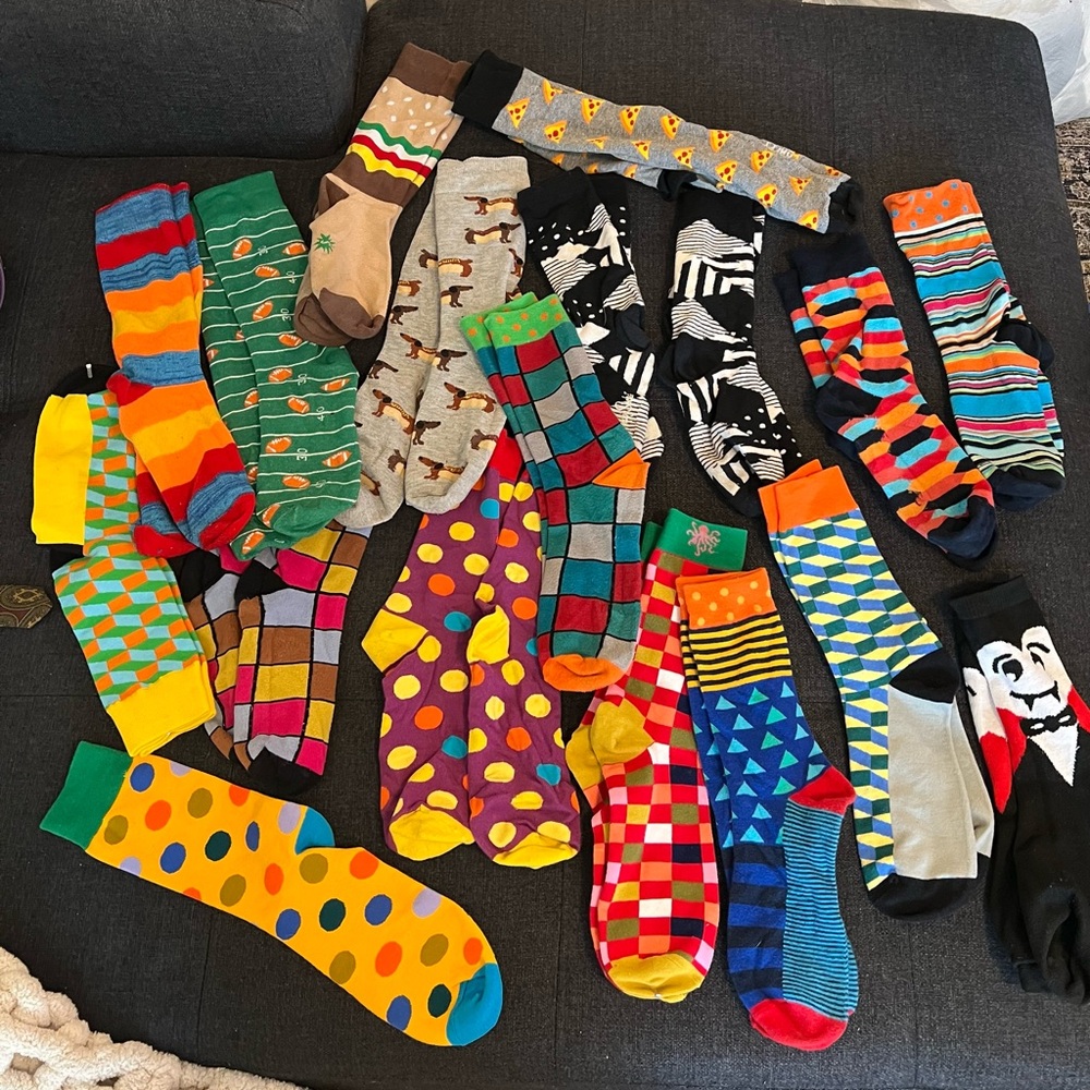 Patterned socks